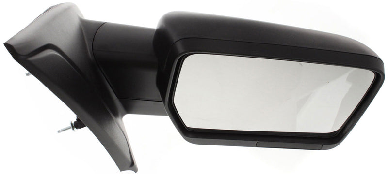 Driver and Passenger Side Non-Towing Mirrors, Manual Adjust, Manual Folding, Non-Heated, Textured Black, Without Signal Light, Without memory, Without Puddle Light, Without Auto-Dimming