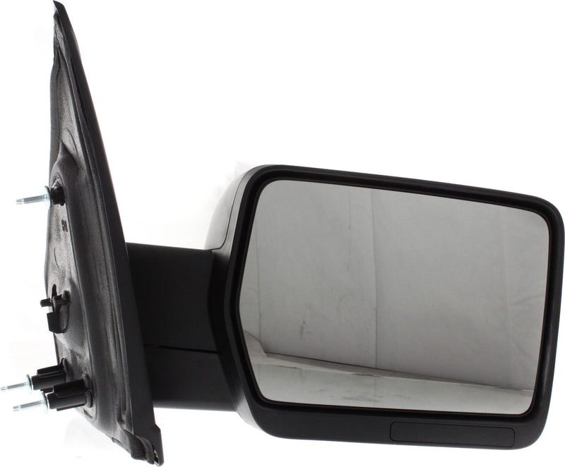 Driver and Passenger Side Non-Towing Mirrors, Manual Adjust, Manual Folding, Non-Heated, Textured Black, Without Signal Light, Without memory, Without Puddle Light, Without Auto-Dimming
