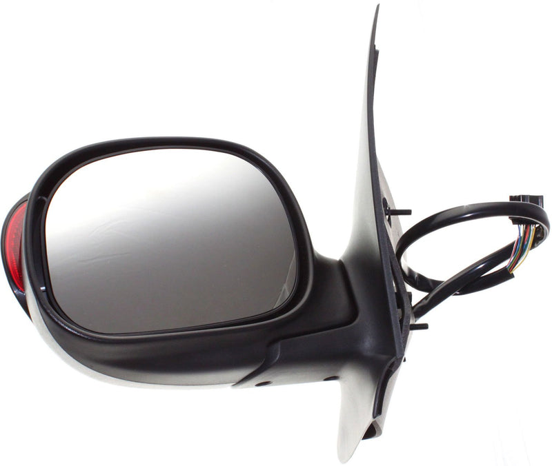 Driver and Passenger Side Non-Towing Mirrors, Power, Manual Folding, Heated, Paintable, In-housing Signal Light, With memory, Without Puddle Light, Without Auto-Dimming | FO1320231,FO1321231