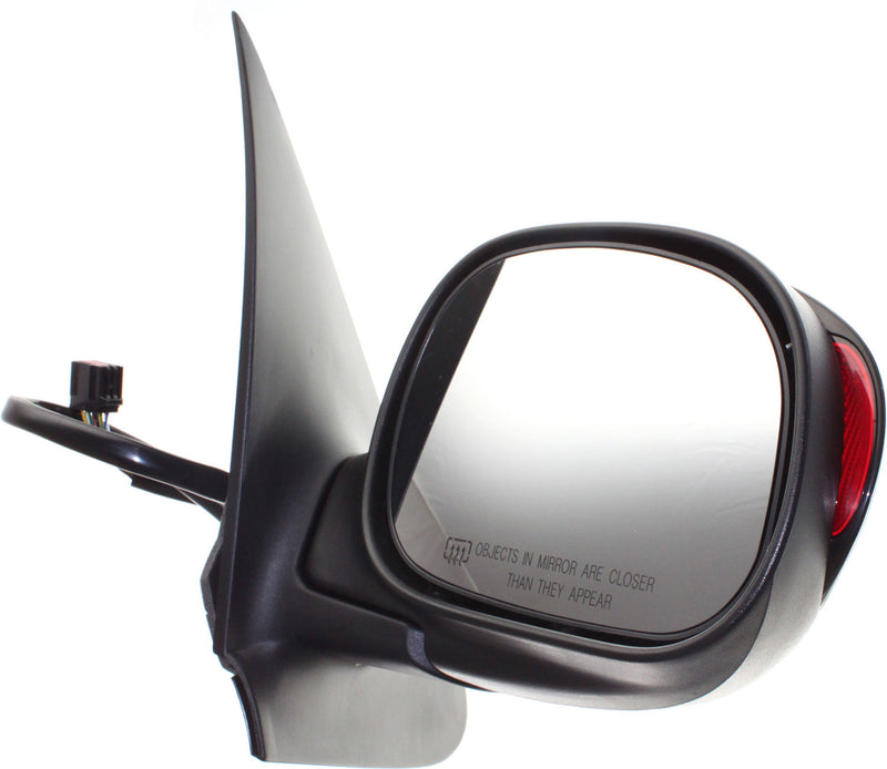 Driver and Passenger Side Non-Towing Mirrors, Power, Manual Folding, Heated, Paintable, In-housing Signal Light, With memory, Without Puddle Light, Without Auto-Dimming | FO1320231,FO1321231