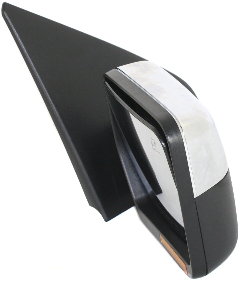 Driver and Passenger Side Mirrors, Power, Heated, Power Folding, Chrome, Standard Type | FO1321372