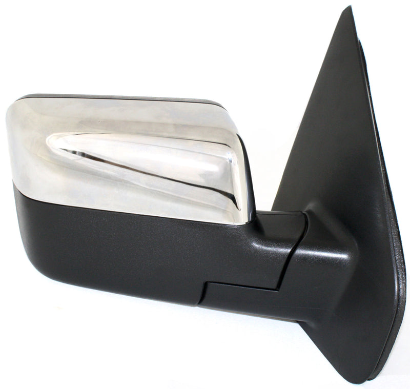 Driver and Passenger Side Mirrors, Power, Heated, Power Folding, Chrome, Standard Type | FO1321372