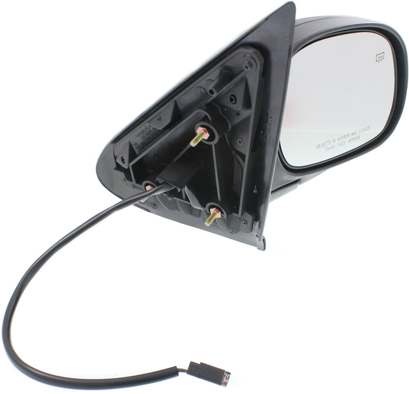 Driver and Passenger Side Non-Towing Mirrors, Power, Manual Folding, Heated, Textured Black, Without Signal Light, Without memory, Without Puddle Light, Without Auto-Dimming