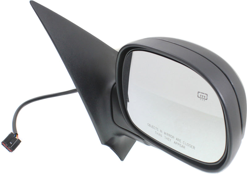 Driver and Passenger Side Non-Towing Mirrors, Power, Manual Folding, Heated, Textured Black, Without Signal Light, Without memory, Without Puddle Light, Without Auto-Dimming