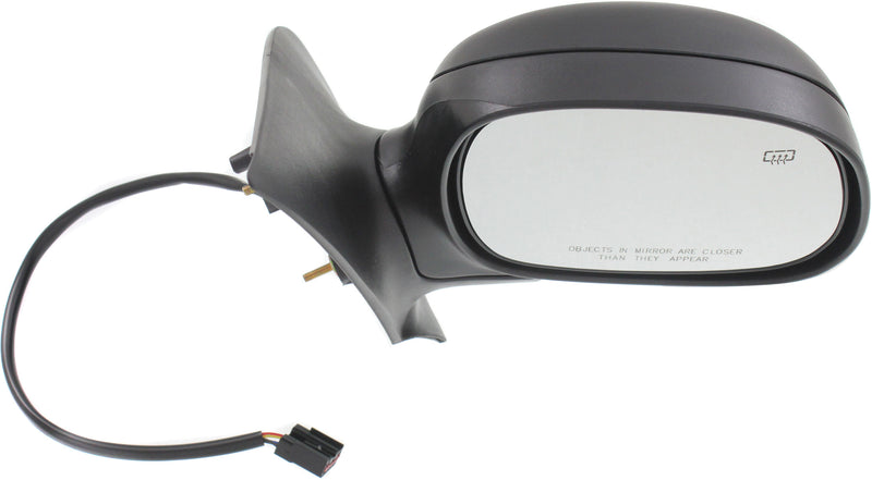 Driver and Passenger Side Non-Towing Mirrors, Power, Manual Folding, Heated, Textured Black, Without Signal Light, Without memory, Without Puddle Light, Without Auto-Dimming