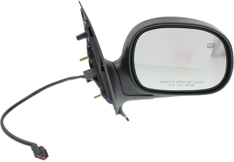 Driver and Passenger Side Non-Towing Mirrors, Power, Manual Folding, Heated, Textured Black, Without Signal Light, Without memory, Without Puddle Light, Without Auto-Dimming