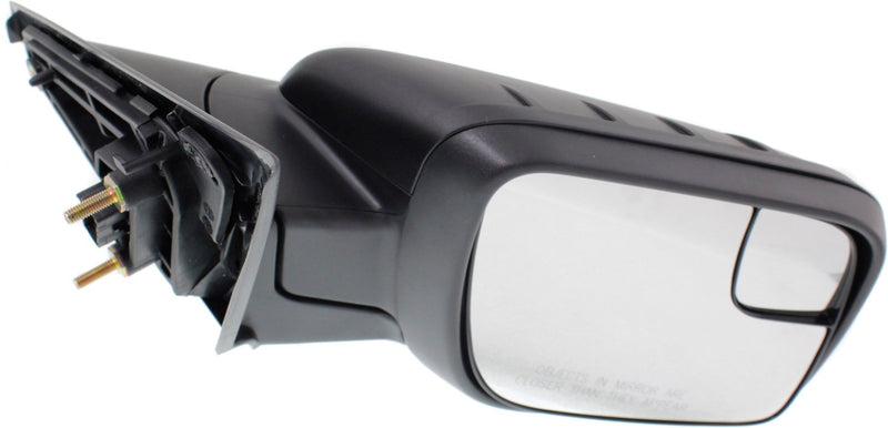 Driver and Passenger Side Mirrors, Power, Manual Folding, Non-Heated, Textured Black, Without Signal Light, Without memory, Without Puddle Light, Without Auto-Dimming, With Blind Spot Glass