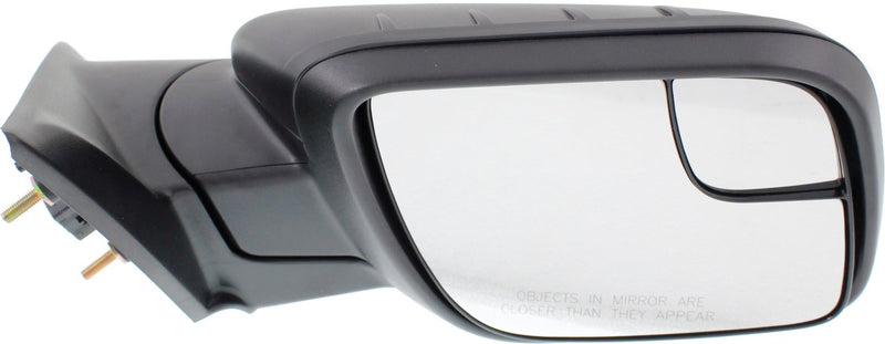 Driver and Passenger Side Mirrors, Power, Manual Folding, Non-Heated, Textured Black, Without Signal Light, Without memory, Without Puddle Light, Without Auto-Dimming, With Blind Spot Glass