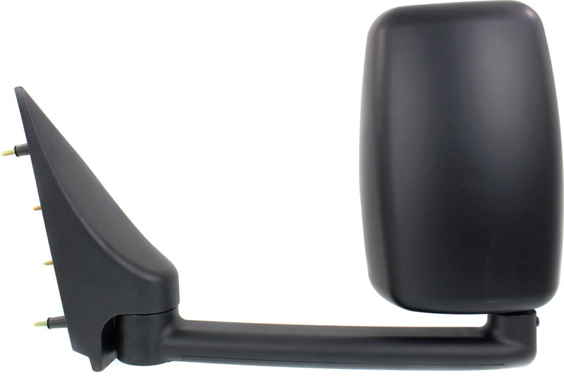 Driver and Passenger Side Towing Mirrors, Manual Adjust, Manual Folding, Non-Heated, Paintable, Without Signal Light, Without memory, Without Puddle Light, Without Auto-Dimming