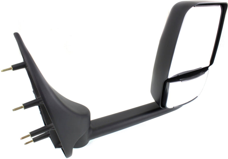 Driver and Passenger Side Towing Mirrors, Manual Adjust, Manual Folding, Non-Heated, Paintable, Without Signal Light, Without memory, Without Puddle Light, Without Auto-Dimming