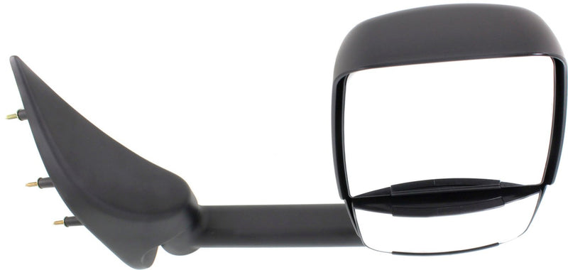 Driver and Passenger Side Towing Mirrors, Manual Adjust, Manual Folding, Non-Heated, Paintable, Without Signal Light, Without memory, Without Puddle Light, Without Auto-Dimming