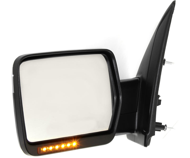 Driver and Passenger Side Mirrors, Power, Heated, Manual Folding, Chrome, Standard Type, with Reflector | FO1321355,FO1320355