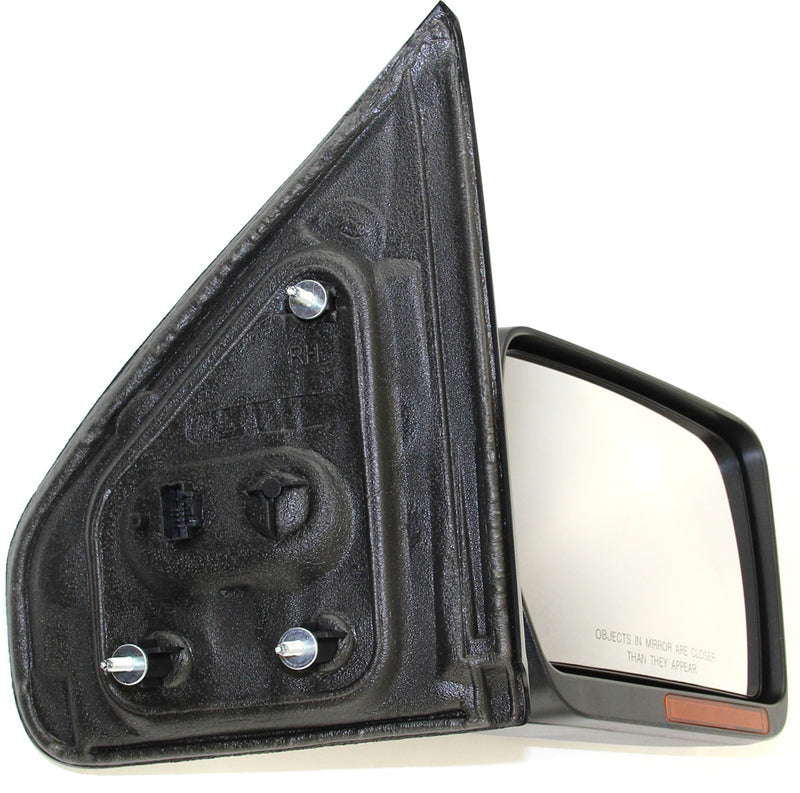 Driver and Passenger Side Mirrors, Power, Heated, Manual Folding, Chrome, Standard Type, with Reflector | FO1321355,FO1320355