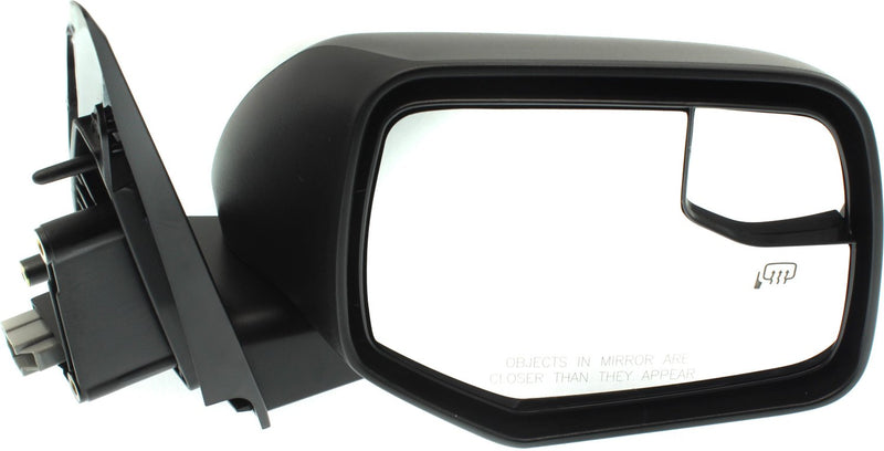Driver and Passenger Side Mirrors, Power, Manual Folding, Heated, Textured Black, Without Signal Light, Without memory, Without Puddle Light, Without Auto-Dimming, Without Blind Spot Feature | FO1320350,FO1321350