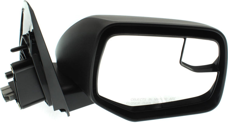 Driver and Passenger Side Mirrors, Power, Manual Folding, Non-Heated, Textured Black, Without Signal Light, Without memory, Without Puddle Light, Without Auto-Dimming, With Blind Spot Glass | FO1320351,FO1320291,FO1321351,FO1321291