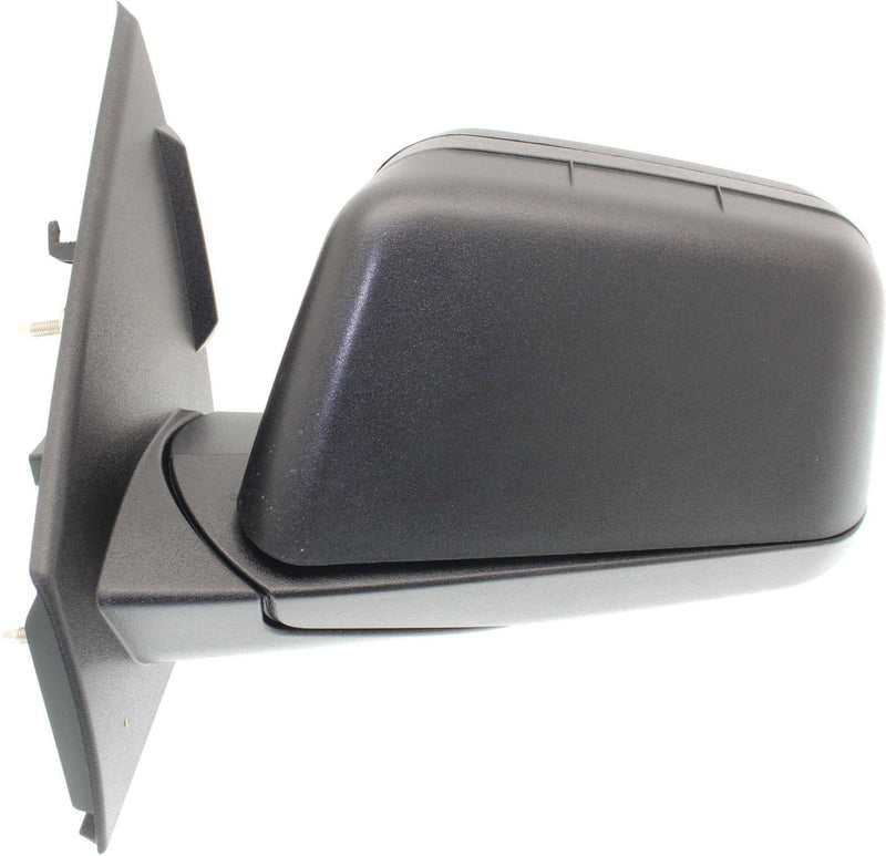 Driver And Passenger Side Mirrors Power Non-Heated Manual Folding Textured Black Without Signal Light With Blind Spot Glass