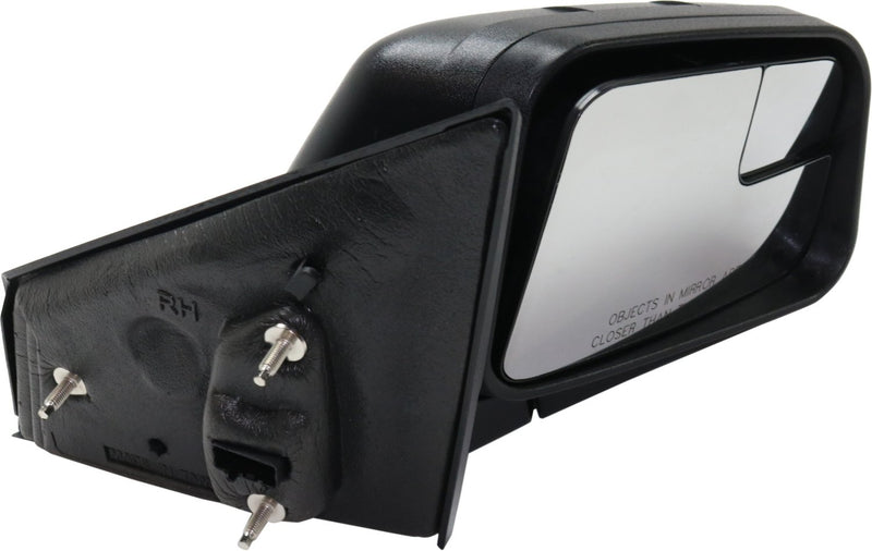 Driver And Passenger Side Mirrors Power Non-Heated Manual Folding Textured Black Without Signal Light With Blind Spot Glass