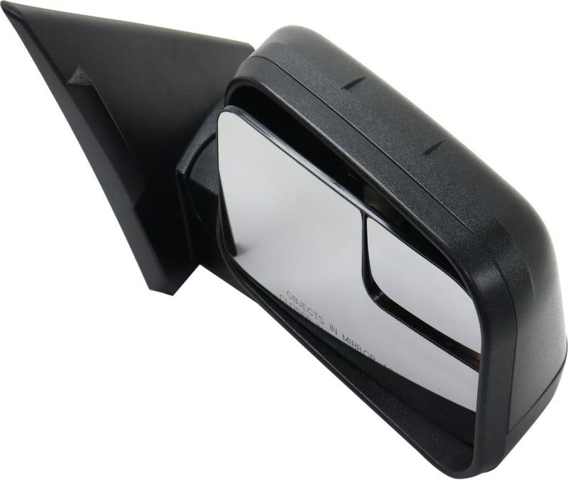 Driver And Passenger Side Mirrors Power Non-Heated Manual Folding Textured Black Without Signal Light With Blind Spot Glass