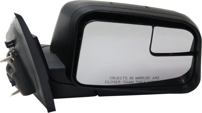 Driver And Passenger Side Mirrors Power Non-Heated Manual Folding Textured Black Without Signal Light With Blind Spot Glass