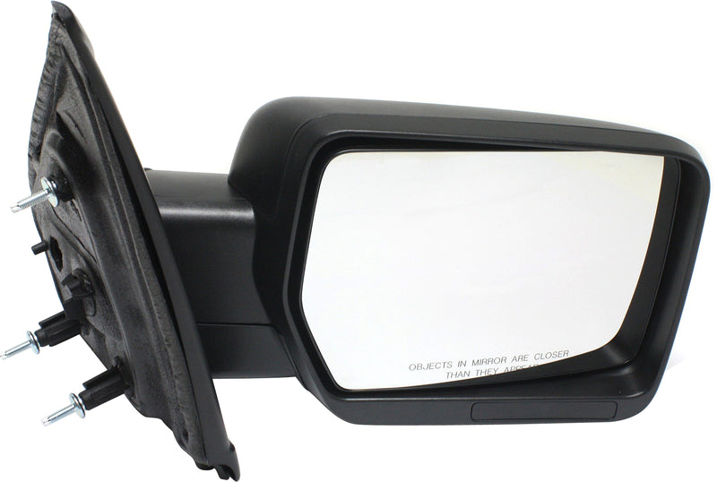 Driver and Passenger Side Mirrors, Power, Non-Heated, Manual Folding, Textured Black, Standard Type, without Built-In Blind Spot Glass
