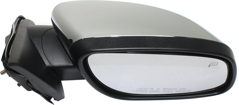 Driver and Passenger Side Mirrors, Power, Heated, Manual Folding, Chrome, without Signal Light, with Memory, with Puddle Light, without Auto-Dimming, without Blind Spot Feature | FO1321429,FO1320429