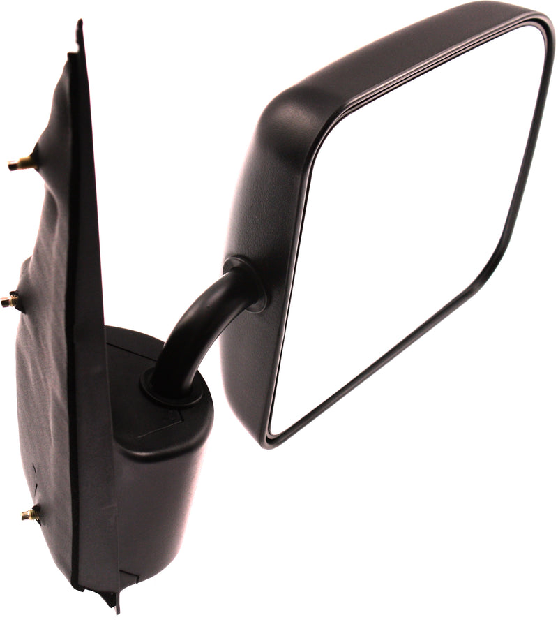 Driver and Passenger Side Non-Towing Mirrors, Manual Adjust, Manual Folding, Non-Heated, Textured Black, Without Signal Light, Without memory, Without Puddle Light, Without Auto-Dimming | FO1320172,FO1321172