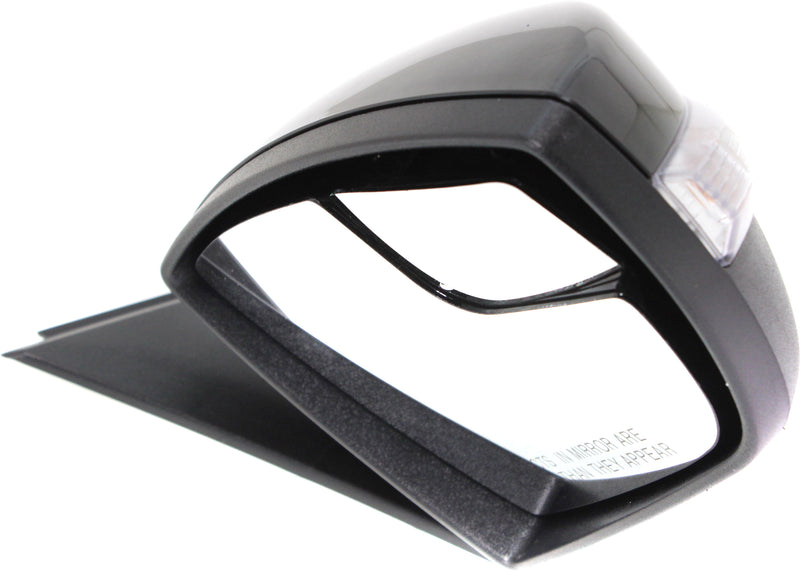 Driver and Passenger Side Mirrors, Power, Manual Folding, Non-Heated, Paintable, In-housing Signal Light, Without memory, Without Puddle Light, Without Auto-Dimming, With Blind Spot Glass