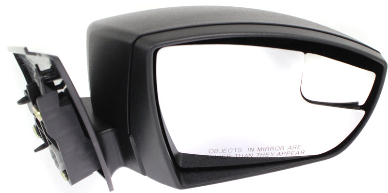 Driver and Passenger Side Mirrors, Power, Manual Folding, Non-Heated, Textured Black, Without Signal Light, Without memory, Without Puddle Light, Without Auto-Dimming, With Blind Spot Glass