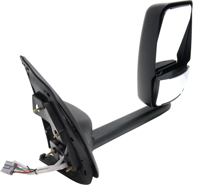 Driver And Passenger Side Towing Mirror Power Manual Folding Heated Paintable Without Signal Light With Blind Spot Glass