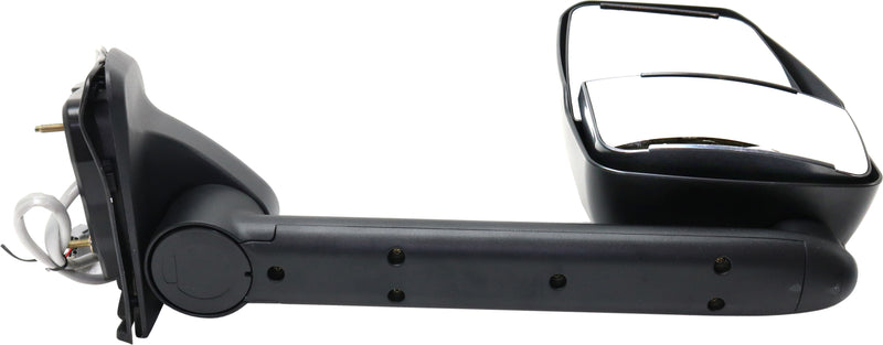 Driver And Passenger Side Towing Mirror Power Manual Folding Heated Paintable Without Signal Light With Blind Spot Glass