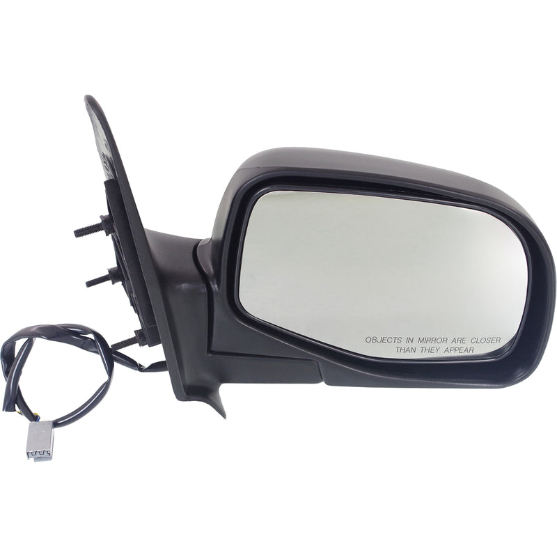 Driver and Passenger Side Mirrors, Power, Manual Folding, Non-Heated, Textured Black, Without Signal Light, Without memory, Without Puddle Light, Without Auto-Dimming, Without Blind Spot Feature | FO1320206,FO1321206