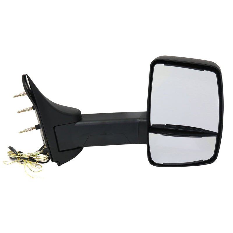 Towing Mirrors Manual Adjust Manual Folding Heated Textured Black In-housing Signal Light