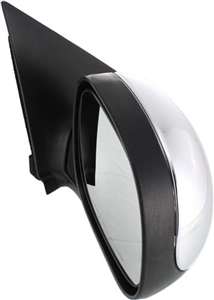 Driver and Passenger Side Non-Towing Mirrors, Manual Adjust, Manual Folding, Non-Heated, Chrome, Without Signal Light, Without memory, Without Puddle Light, Without Auto-Dimming | FO1320188,FO1321188