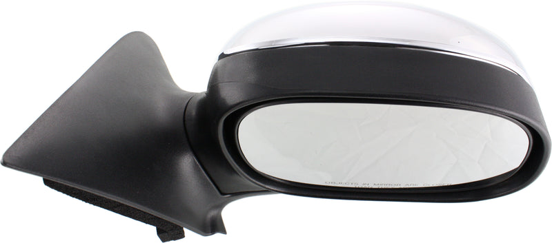 Driver and Passenger Side Non-Towing Mirrors, Manual Adjust, Manual Folding, Non-Heated, Chrome, Without Signal Light, Without memory, Without Puddle Light, Without Auto-Dimming | FO1320188,FO1321188