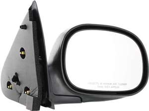 Driver and Passenger Side Non-Towing Mirrors, Manual Adjust, Manual Folding, Non-Heated, Chrome, Without Signal Light, Without memory, Without Puddle Light, Without Auto-Dimming | FO1320188,FO1321188