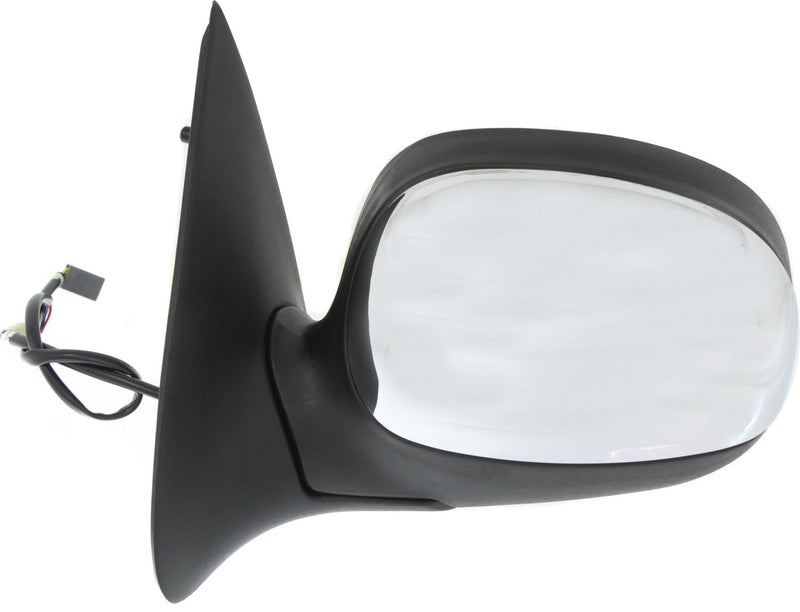 Driver and Passenger Side Non-Towing Mirrors, Power, Manual Folding, Non-Heated, Chrome, Without Signal Light, Without memory, Without Puddle Light, Without Auto-Dimming | FO1320138,FO1321138