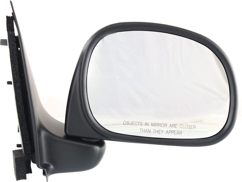 Non-Towing Mirrors Manual Adjust Manual Folding Non-Heated Textured Black | FO1320132,FO1321132