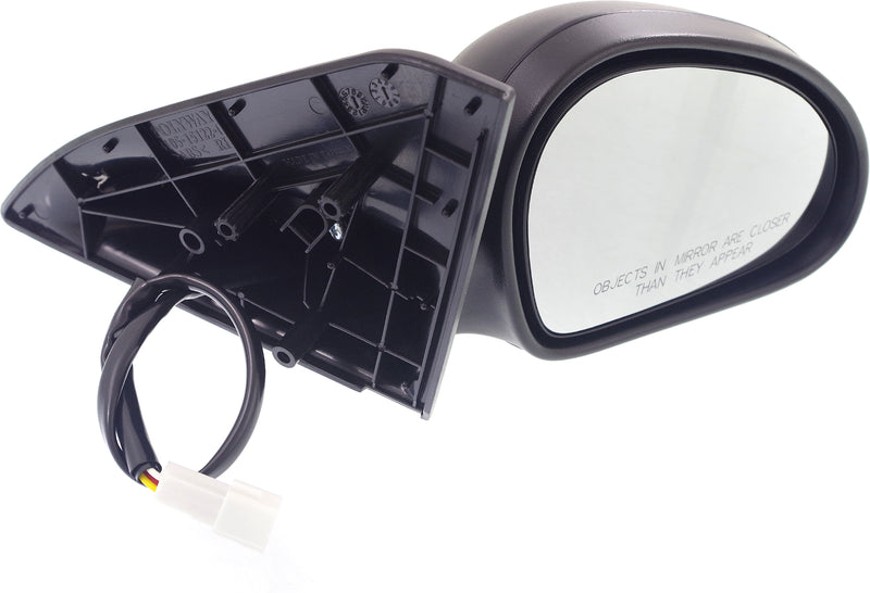 Driver And Passenger Side Mirrors Power Non-Folding Non-Heated Textured Black Without Signal Light Without Blind Spot Feature | FO1320137,FO1321137