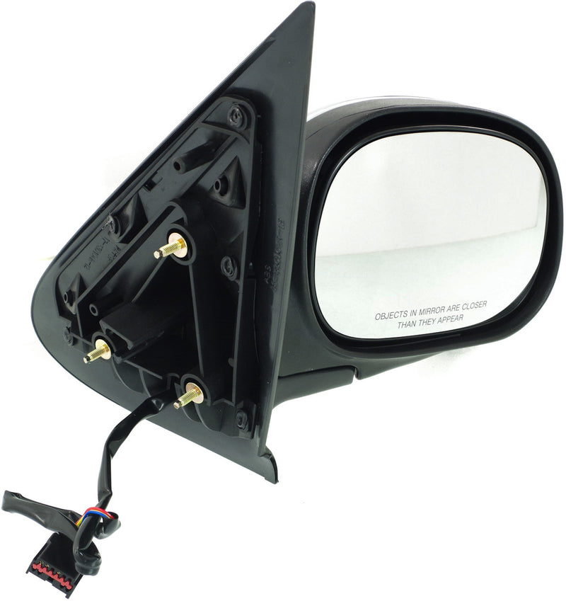 Driver And Passenger Side Non-Towing Mirrors Power Manual Folding Non-Heated Chrome Without Signal Light | FO1320161,FO1321161