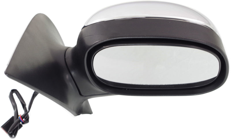 Driver And Passenger Side Non-Towing Mirrors Power Manual Folding Non-Heated Chrome Without Signal Light | FO1320161,FO1321161