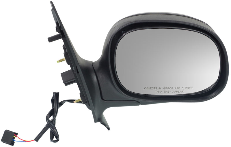 Driver and Passenger Side Non-Towing Mirrors, Power, Manual Folding, Non-Heated, Paintable, Without Signal Light, Without memory, Without Puddle Light, Without Auto-Dimming | FO1320199,FO1321199