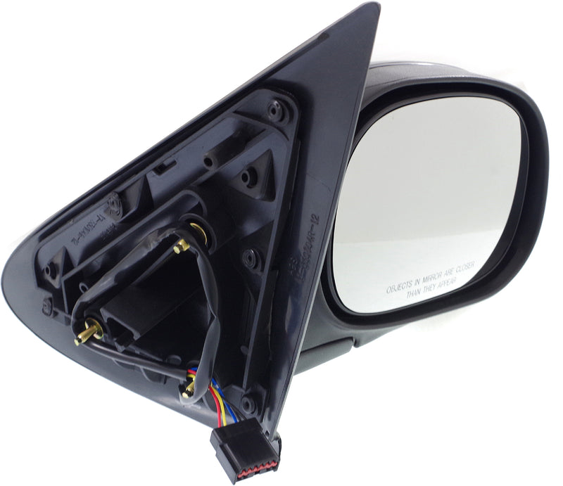 Driver and Passenger Side Non-Towing Mirrors, Power, Manual Folding, Heated, Paintable, Without Signal Light, Without memory, Without Puddle Light, Without Auto-Dimming | FO1320201,FO1321201