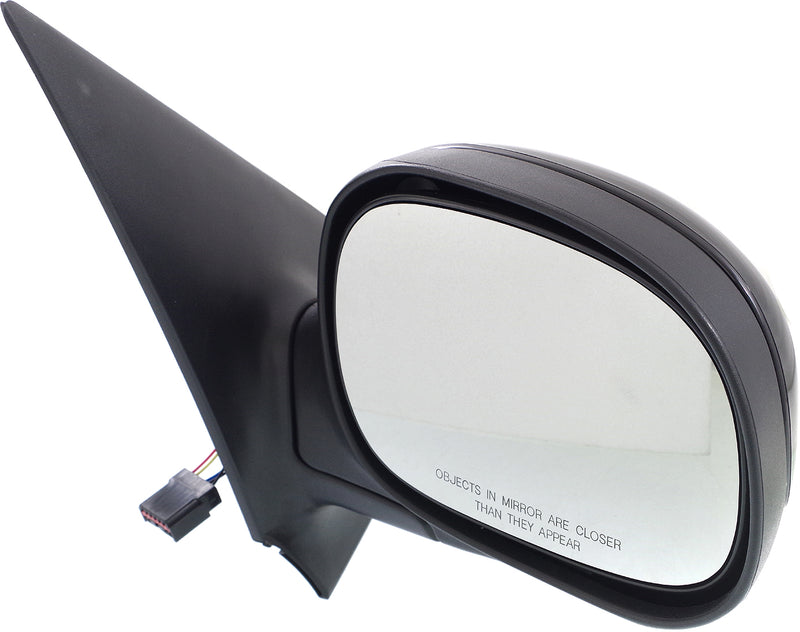 Driver and Passenger Side Non-Towing Mirrors, Power, Manual Folding, Heated, Paintable, Without Signal Light, Without memory, Without Puddle Light, Without Auto-Dimming | FO1320201,FO1321201