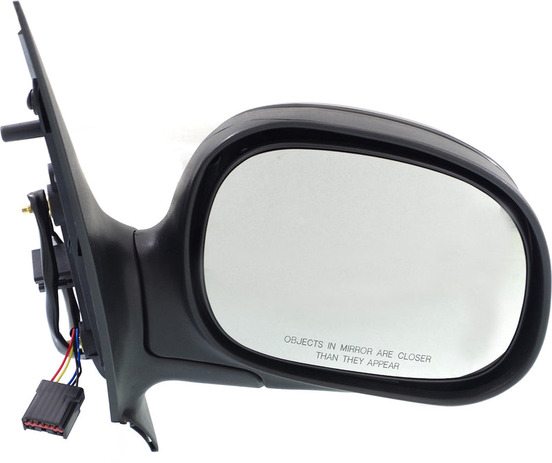 Driver and Passenger Side Non-Towing Mirrors, Power, Manual Folding, Heated, Paintable, Without Signal Light, Without memory, Without Puddle Light, Without Auto-Dimming | FO1320201,FO1321201