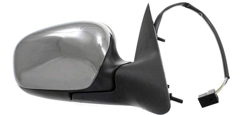 Driver and Passenger Side Mirrors, Power, Manual Folding, Non-Heated, Chrome, Without Signal Light, Without memory, Without Puddle Light, Without Auto-Dimming, Without Blind Spot Feature | FO1321415,FO1320415