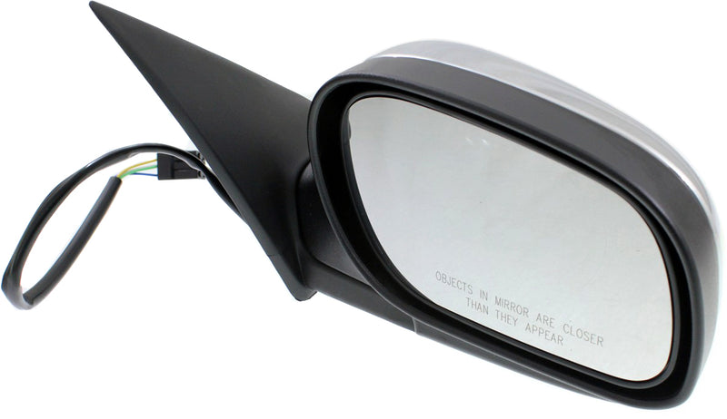 Driver and Passenger Side Mirrors, Power, Manual Folding, Non-Heated, Chrome, Without Signal Light, Without memory, Without Puddle Light, Without Auto-Dimming, Without Blind Spot Feature | FO1321415,FO1320415