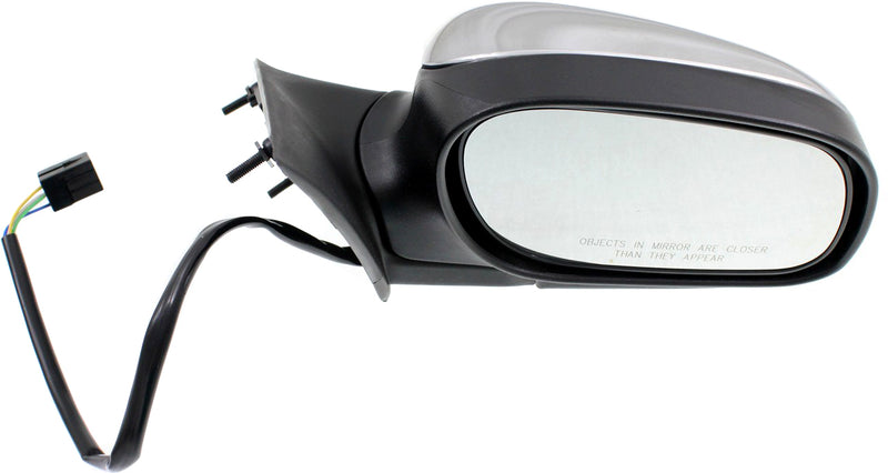 Driver and Passenger Side Mirrors, Power, Manual Folding, Non-Heated, Chrome, Without Signal Light, Without memory, Without Puddle Light, Without Auto-Dimming, Without Blind Spot Feature | FO1321415,FO1320415