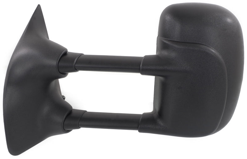 Driver and Passenger Side Towing Mirrors, Power, Manual Folding, Non-Heated, Textured Black, Without Signal Light, Without memory, Without Puddle Light, Without Auto-Dimming | FO1320196,FO1321196