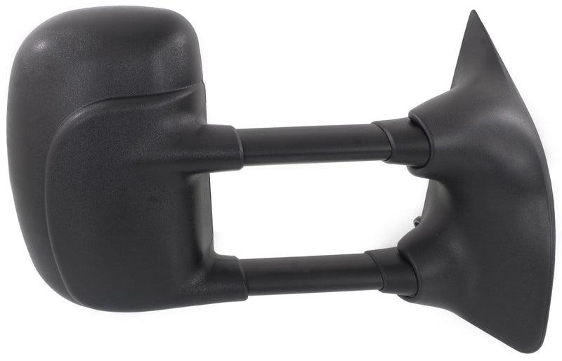 Driver and Passenger Side Towing Mirrors, Power, Manual Folding, Non-Heated, Textured Black, Without Signal Light, Without memory, Without Puddle Light, Without Auto-Dimming | FO1320196,FO1321196