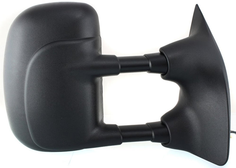 Driver and Passenger Side Towing Mirrors, Power, Manual Folding, Non-Heated, Textured Black, Without Signal Light, Without memory, Without Puddle Light, Without Auto-Dimming | FO1320196,FO1321196